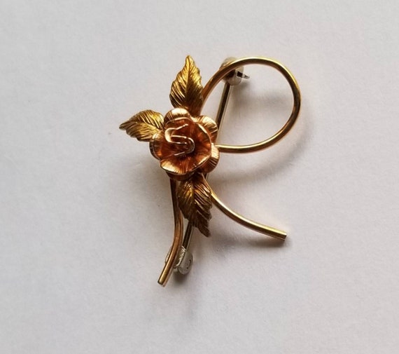 Krementz rose brooch best sale