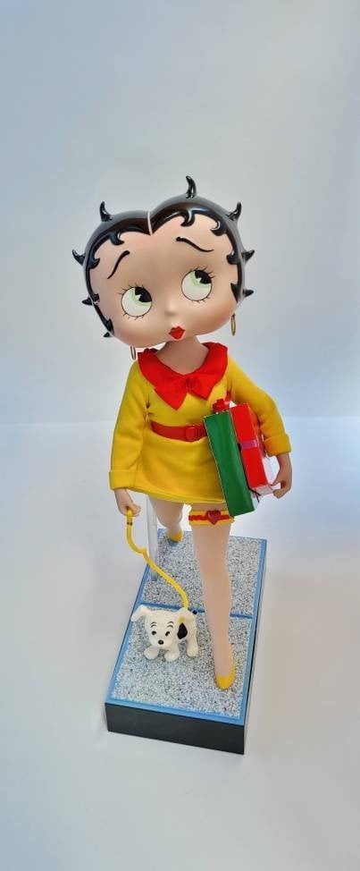 【希少】Betty Boop Shopping Spree 磁器ドールフィギュア Genuine Betty Boop Porcelain Doll Shopping Spree, Betty Boop