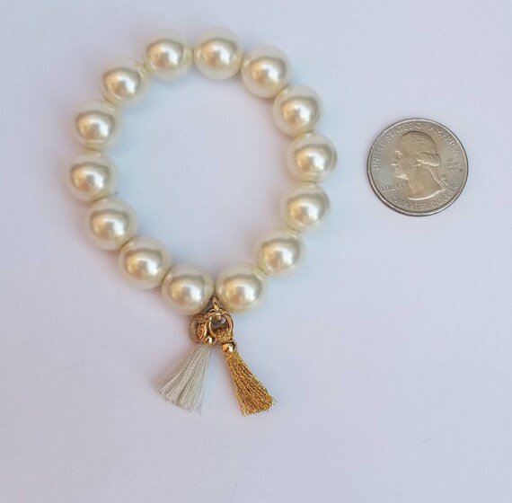 Authentic J Crew Pearl Bracelet, J Crew Faux Pear… - image 10