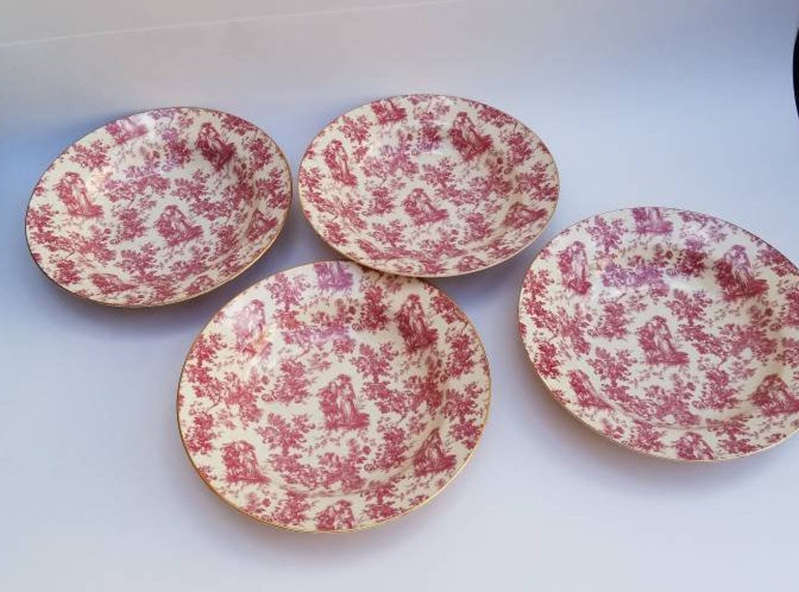 Vintage SET of 4 Soup Plates 8 A Special Place Made Etsy