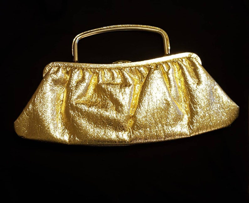 gold party purse