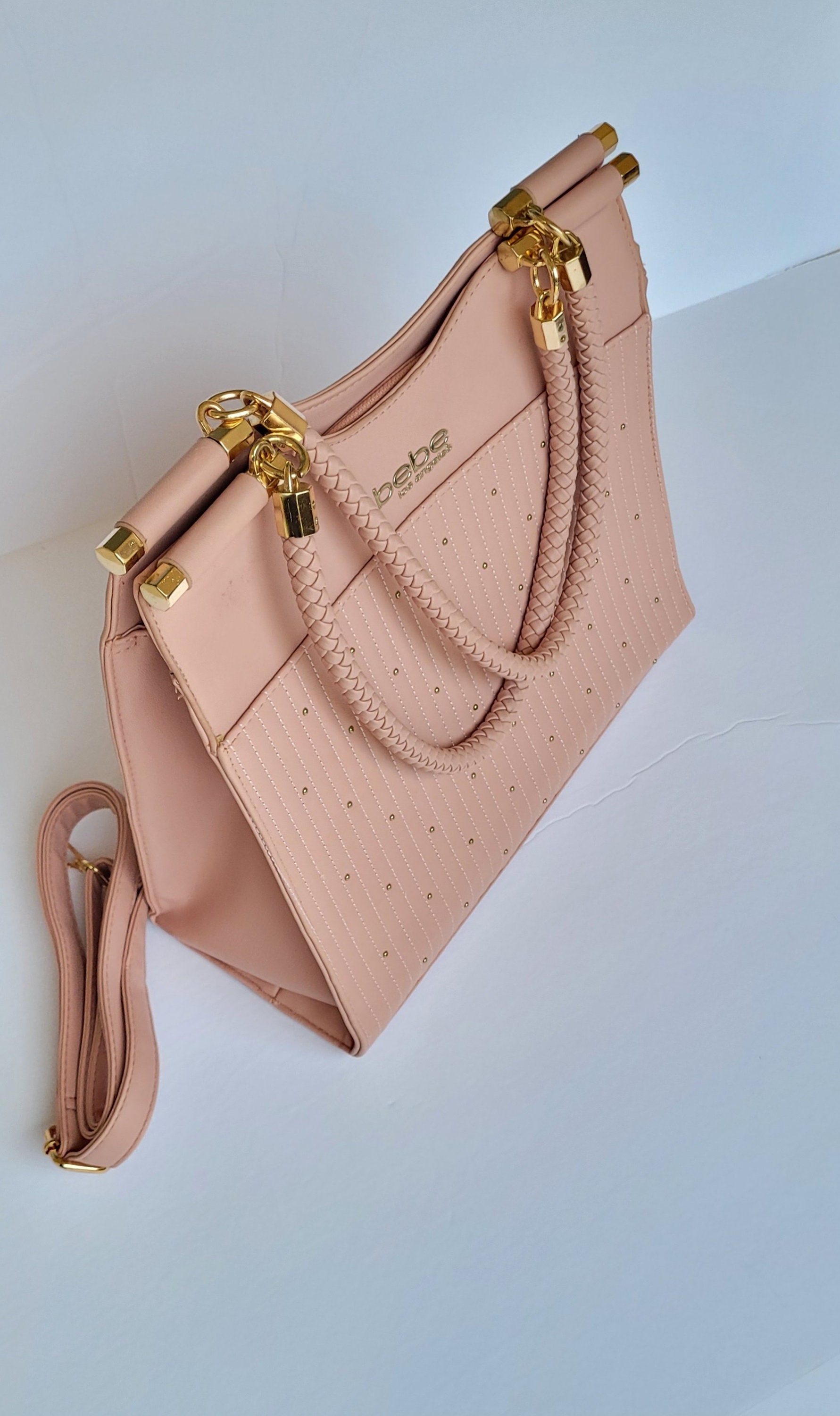 Bebe purple purse sale