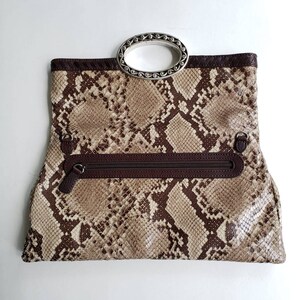 BRIGHTON Snakeskin Handbag, Brighton Purse, Vintage Handbag - Etsy