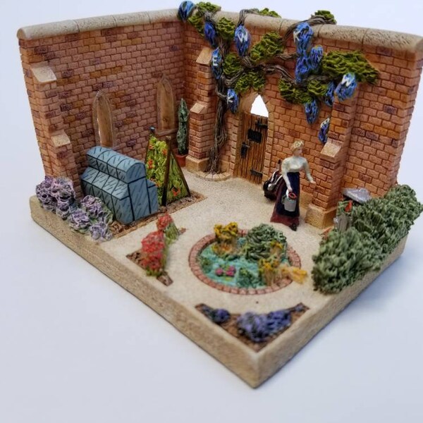 Kew Gardens Limited Edition de Silly City Sities, fabriqué au Royaume-Uni, Miniature Fairy Garden 1700s, Miniature Collectible Garden, Miniature House