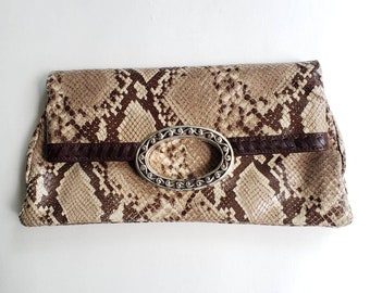 BRIGHTON Snakeskin Handbag, Brighton Purse, Vintage Handbag