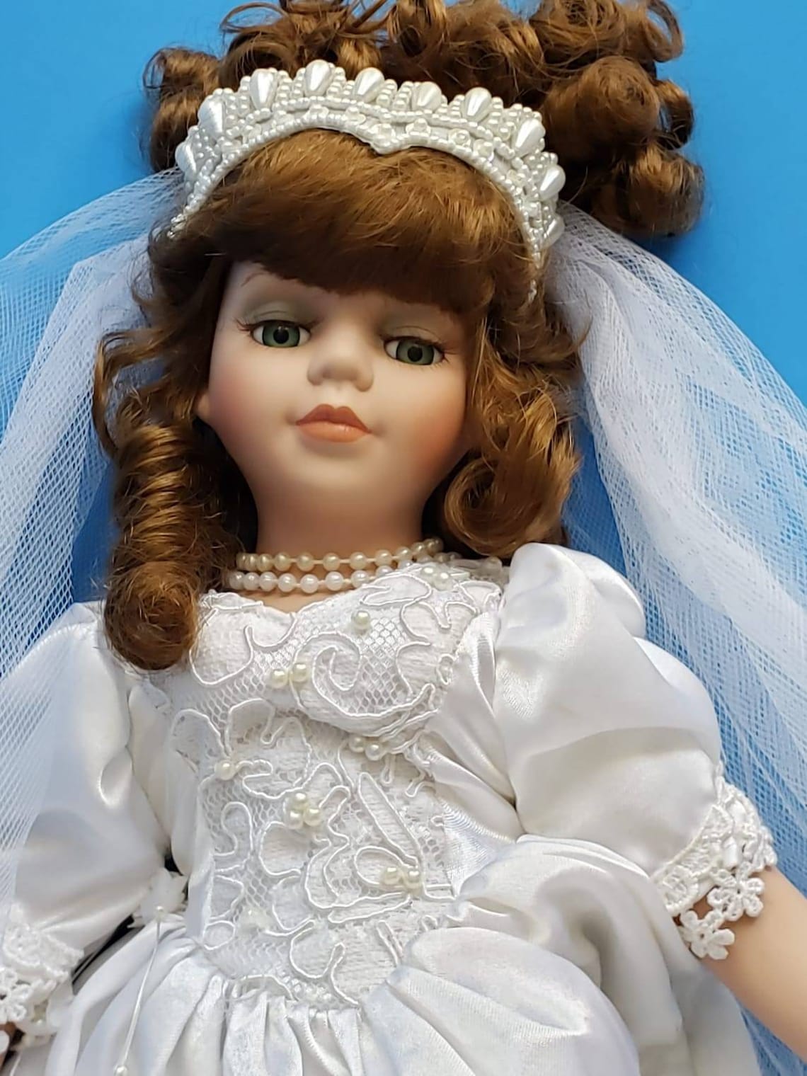 Genuine Fine Bisque Porcelain Bride Doll Limited Edition Etsy