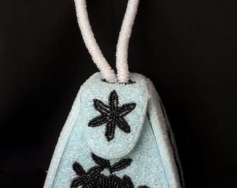 Vintage Beaded Purse, Vintage Beautiful Handbag