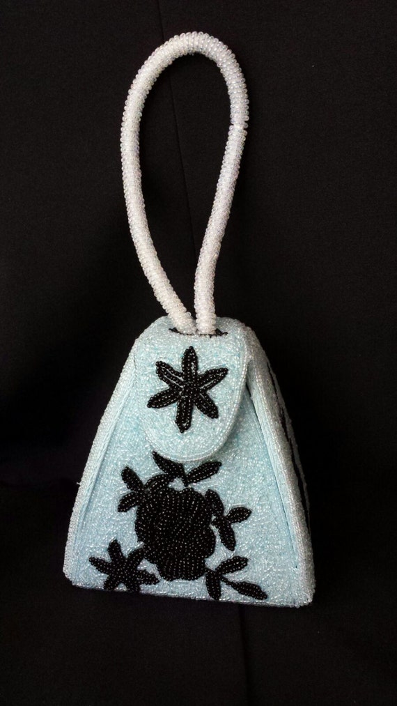 Vintage Beaded Purse, Vintage Beautiful Handbag
