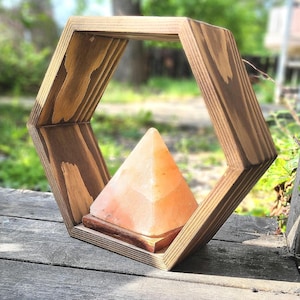 Medium Hexagon Shelves, Plant Shelves, Wood Shelves, Wide Hexagons Shelves, Honeycomb Shelves, Wall Decor, Livingroom shelf, Bedroom shelf