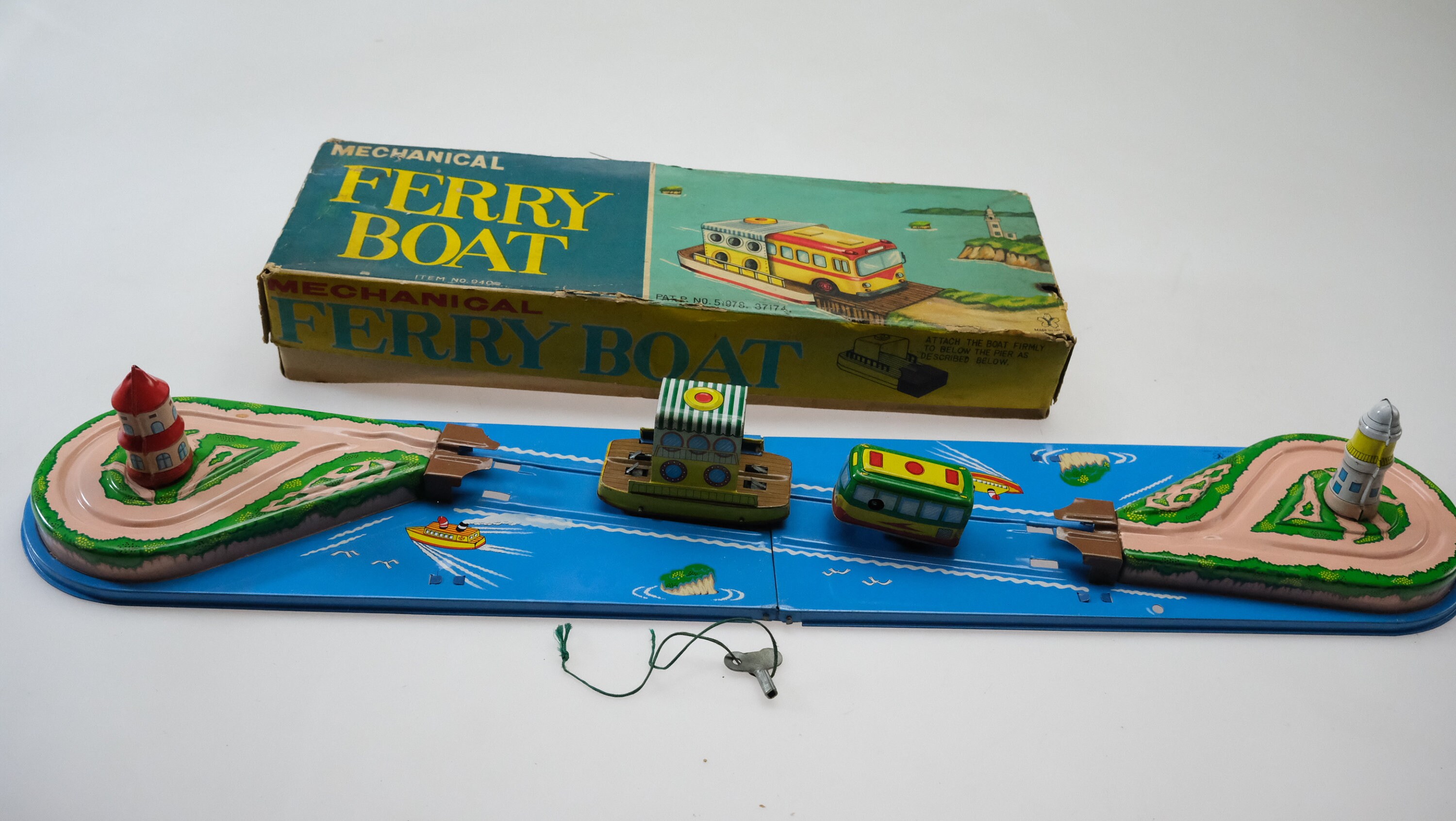 Antique clockwork ferry boat clockwork toy Etsy