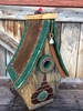 Unique Copper and Barnwood Art Birdhouse Reclaimed Wedding Gift #2313 