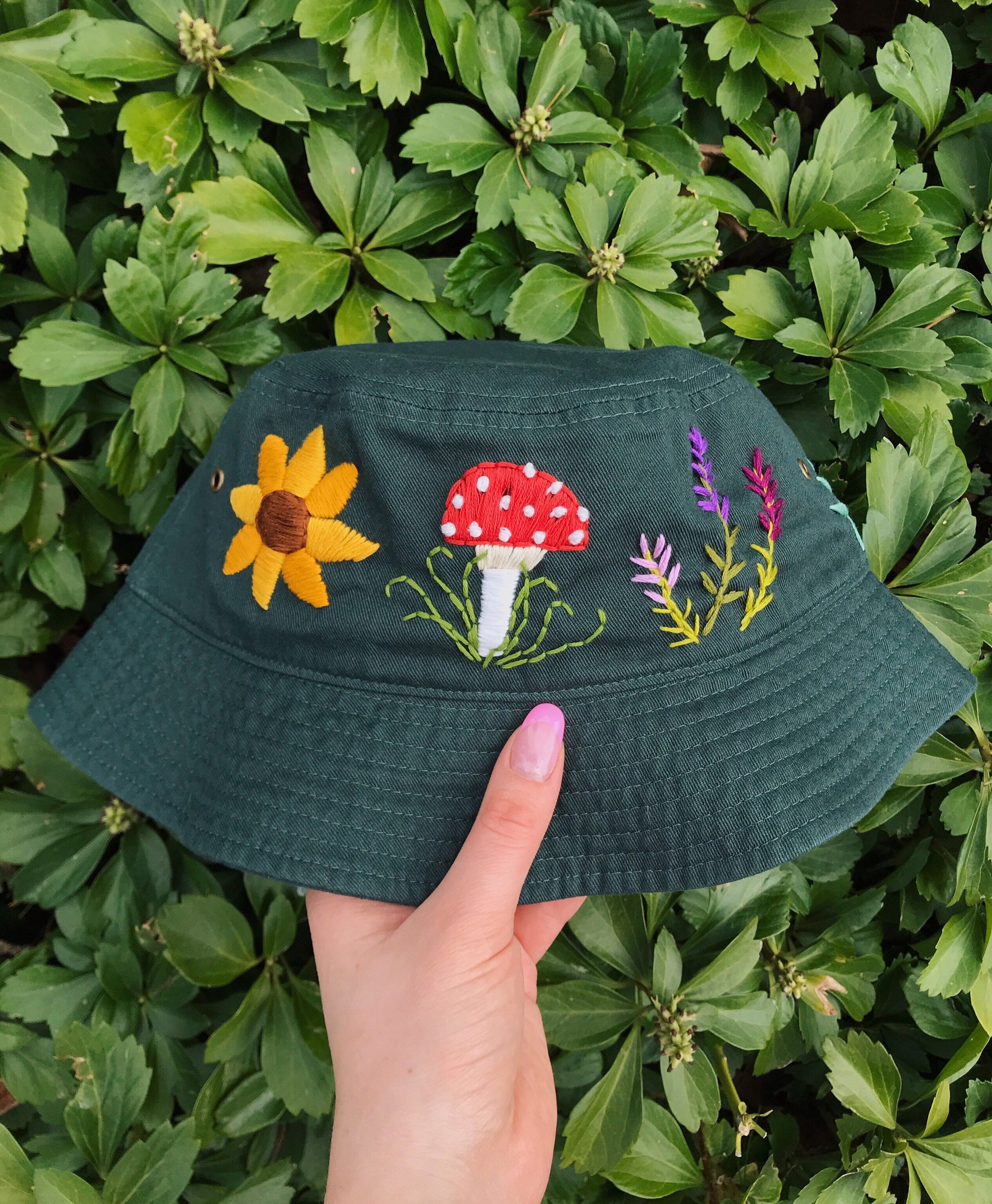 Custom embroidered bucket hat Etsy
