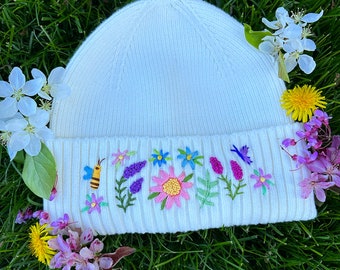 Spring pastels beanie