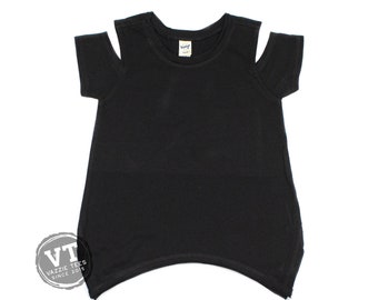 Kavio Cold Shoulder BLANK Shirts - Infant and Toddler Sizes - NO DESIGN - Blank Kavio Shirts - Discontinued items