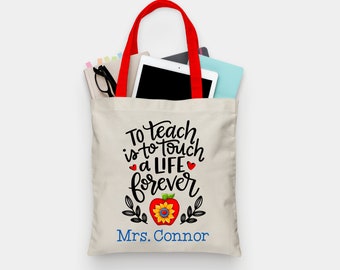 Grocery Tote Bag canvas tote bag Special Education teacher gift Everyday Tote Bag Gifts for teachers Teacher Tote Bag K5 Teacher Gifts