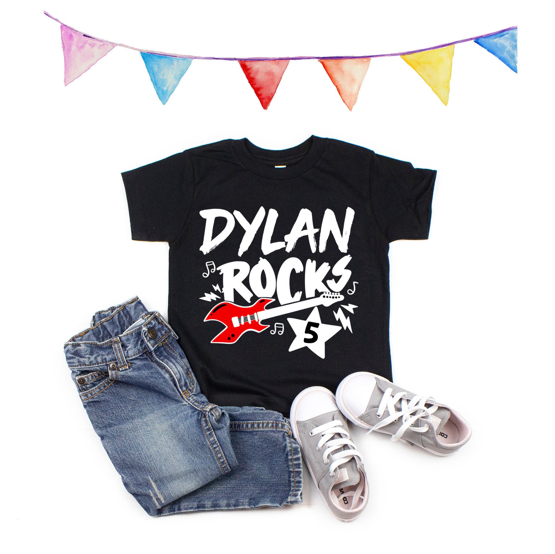 TANGTANG COOL KIDS ROCK 'N' ROLL Tシャツ TANGTANG/COOL KIDS R'N'R(BLACK)