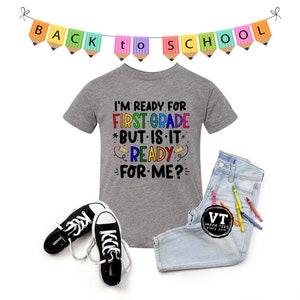 First Grade Shirt: Back to School Tee