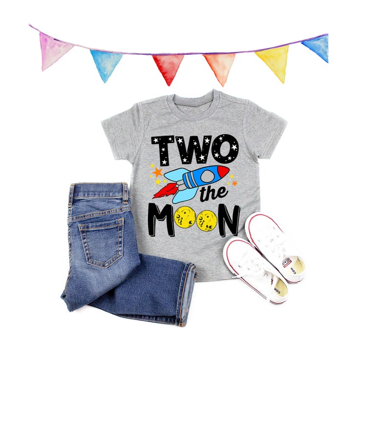 space themed birthday shirt