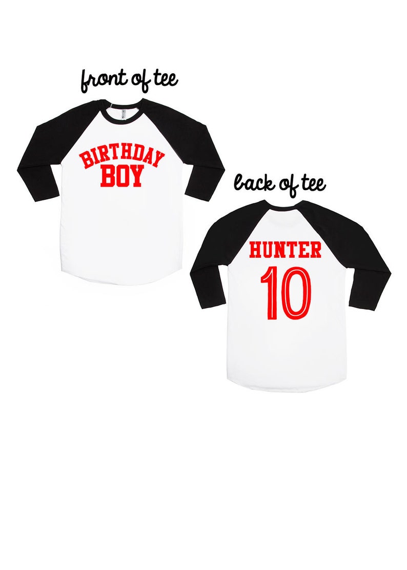 Birthday Boy Shirt Personalized Birthday Shirt Boys' Etsy