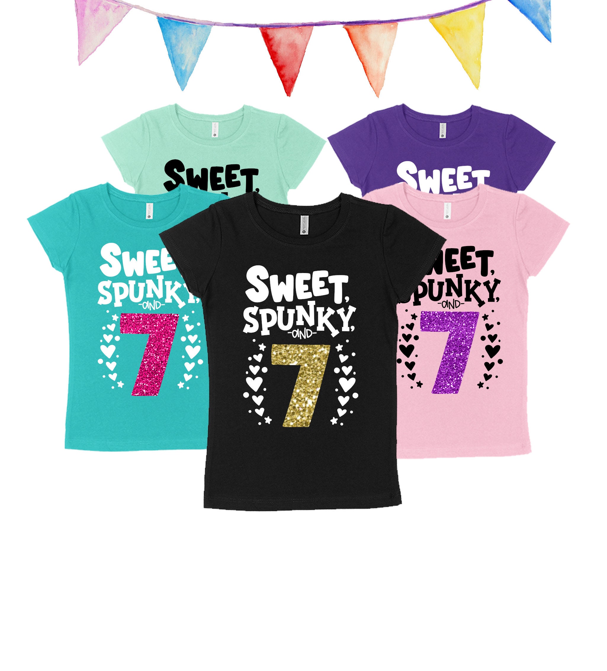 7th Birthday Shirt For Girls 7th Birthday Shirt For Girls