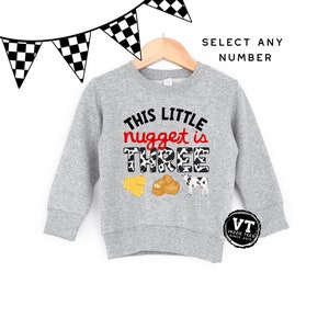 Chicken Nugget Birthday Sweatshirt - Any Number - Unisex