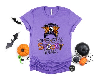 One Spooky Mama Shirt - Mom Shirts - Spooky Mama - Halloween Shirts for Mom - Unisex Adult Shirts - Women's Shirts