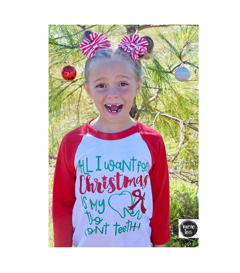 Kids Holiday Shirts All I Want for Christmas is My Two Front Etsy