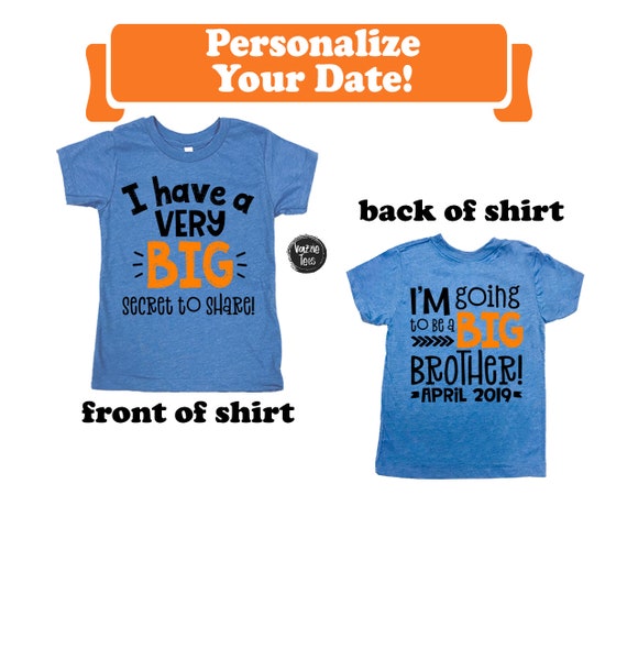 I Have A Secret I'm Going To Be A Big Sister 2019 T-Shirt I Have A Secret I'm Going To Be A Big Sister 2019 T-Shirt