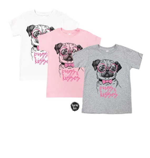 Pug shirts cheap for kids