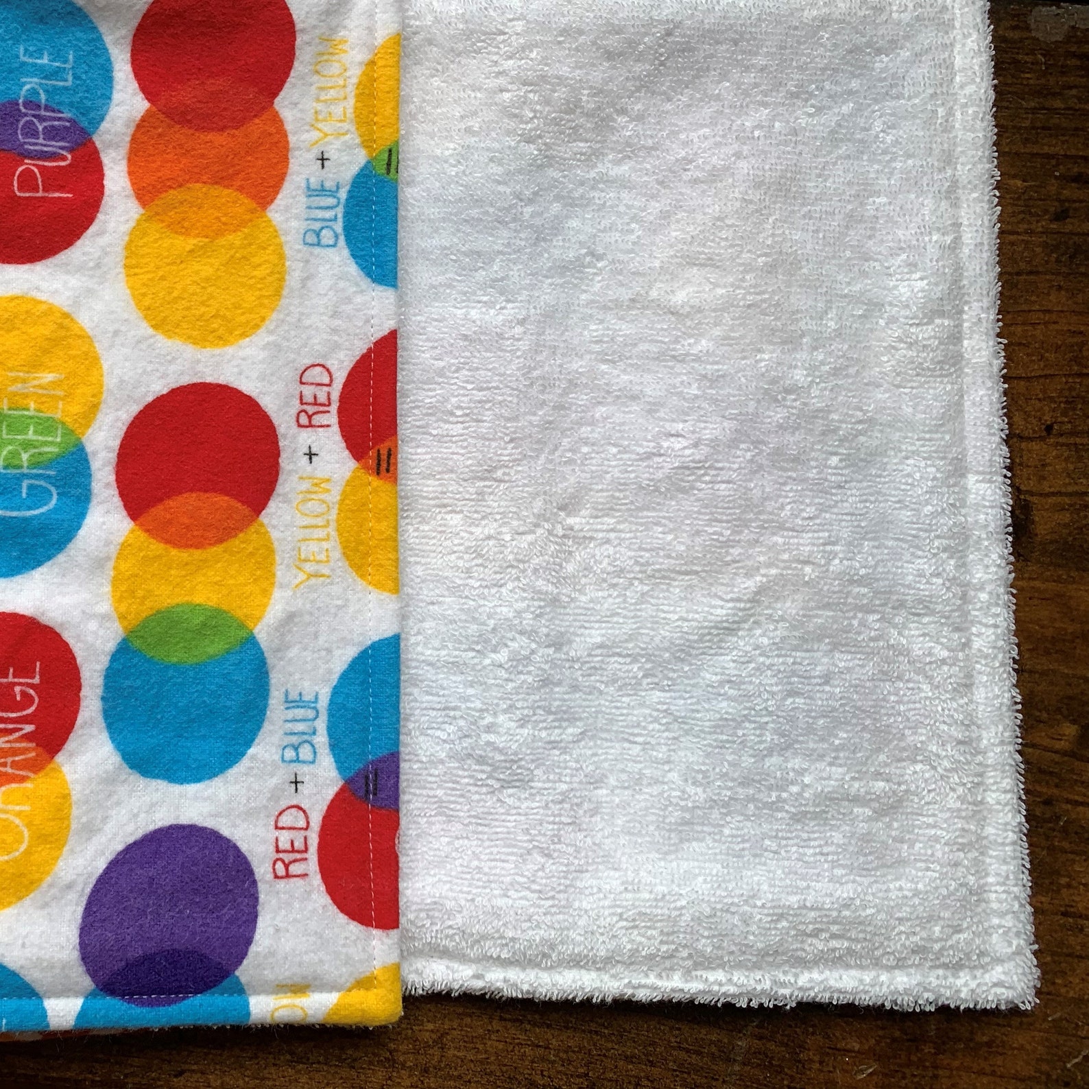 Flannel and Terrycloth Burp Cloths Etsy