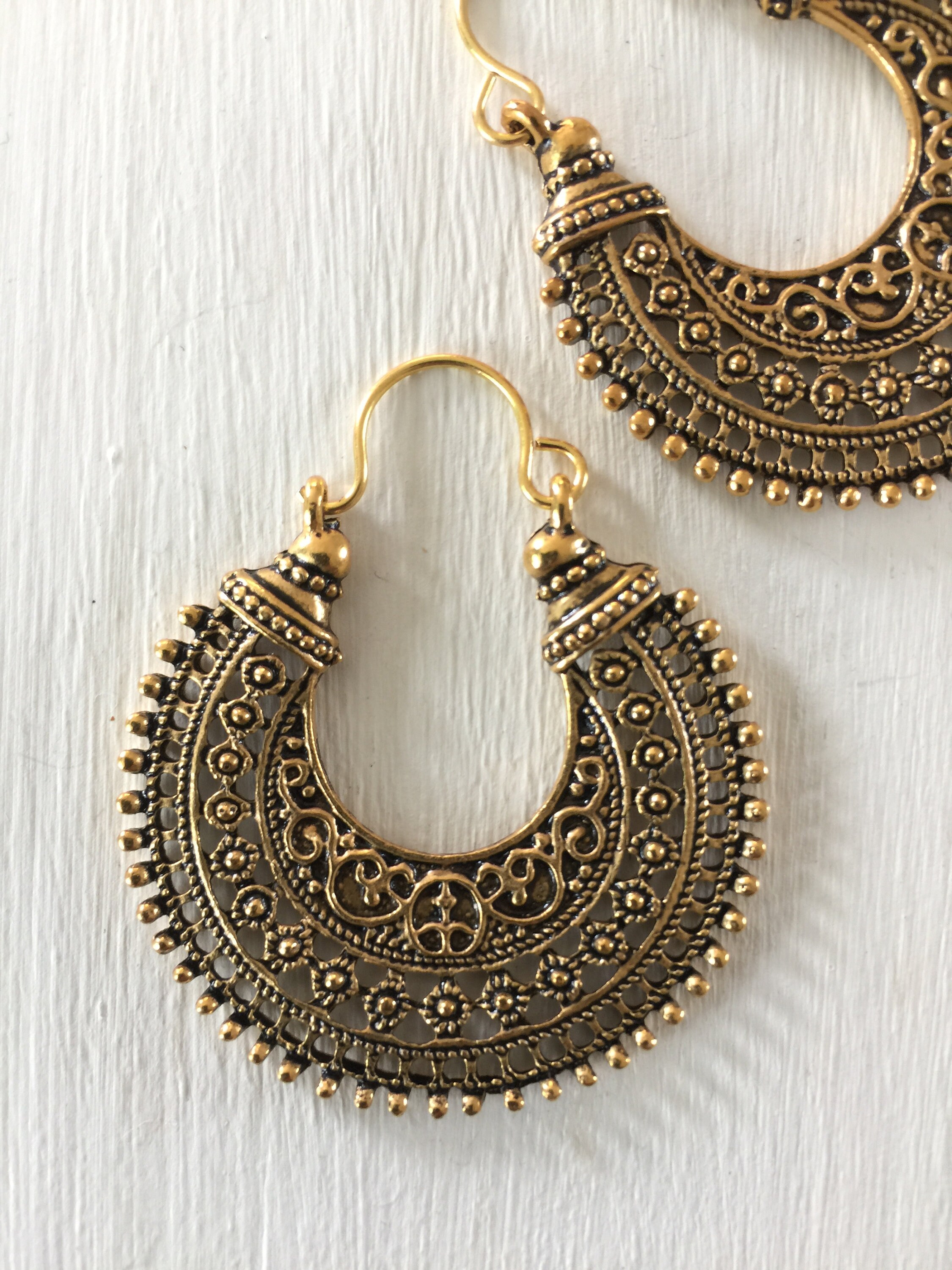 fdsmall Vintage Moda Oro Orecchini Indiano Stile Orecchini Tribale Etnico Stile Gioielli Orecchini Preferiti Delle Donne Vintage Gioielli Orecchini Orecchini Accessori (Gold