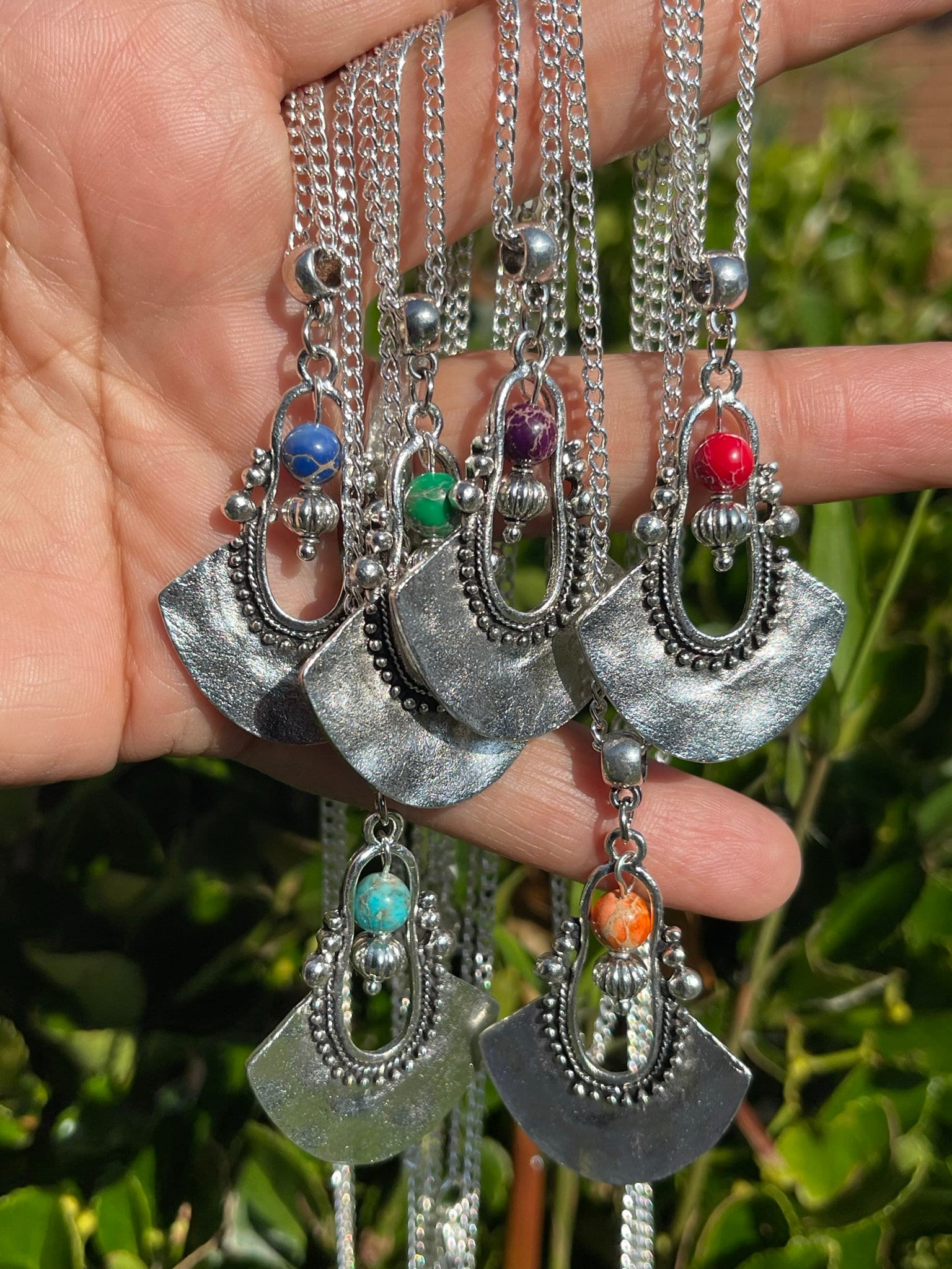 925 Sterling silver handmade cultural tribal pendant with