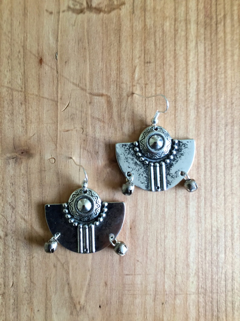 African earrings Aztec earrings Boho earrings Hypoallergenic surgical steel hooks Ethnic earrings Tribal earrings Bohemian earrings