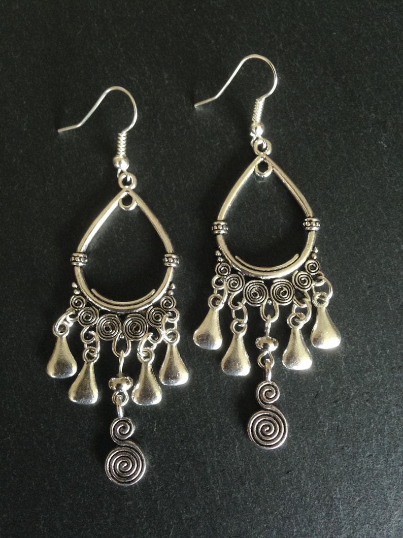 Boho Earrings dangle long drop