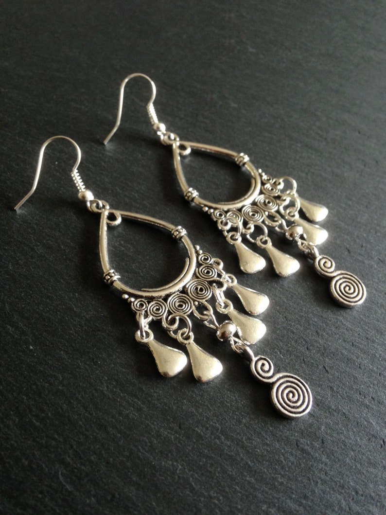 Boho Earrings dangle long drop