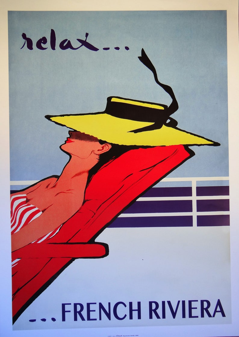 Poster Relax French Riviera and cruise in the Mediterranean image 0