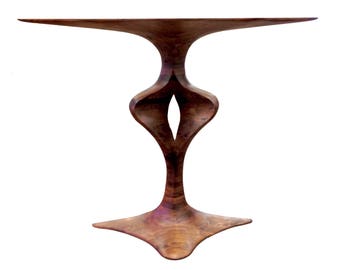 Modern Hall Table, Modern Sofa Table, Mid Century Hall Table, Mid Century Sofa Table, Carved Hall Table, Modern Table - "The Kerve Table"