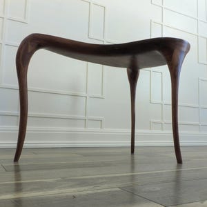 Creature Side Table — Sculptural Walnut Side Table image 7