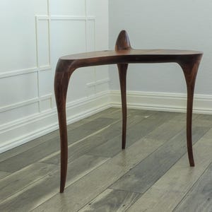 Creature Side Table — Sculptural Walnut Side Table image 6