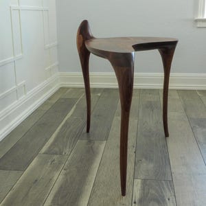 Creature Side Table — Sculptural Walnut Side Table image 5