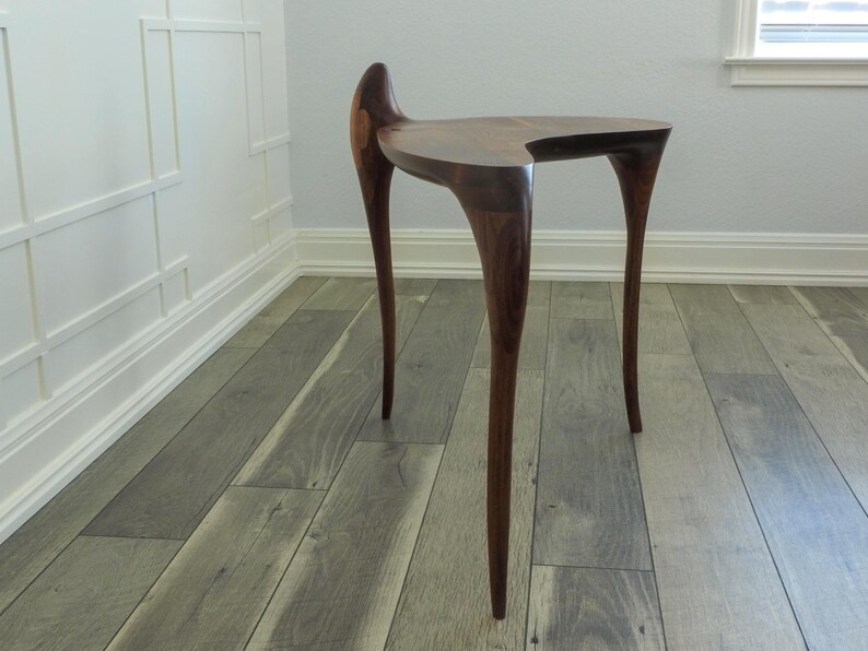 Creature Side Table — Sculptural Walnut Side Table image 5