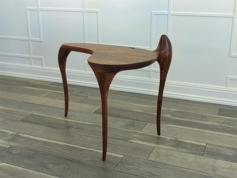 Creature Side Table — Sculptural Walnut Side Table image 3