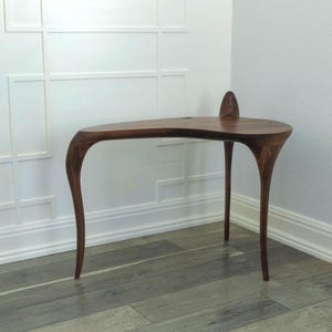 Creature Side Table — Sculptural Walnut Side Table image 1