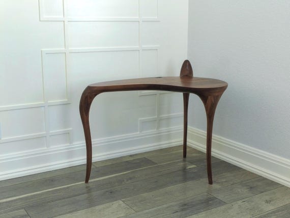 Creature Side Table — Sculptural Walnut Side Table