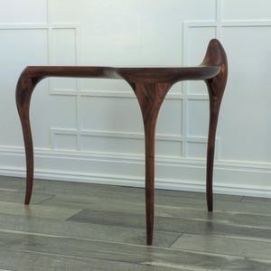Creature Side Table — Sculptural Walnut Side Table image 2
