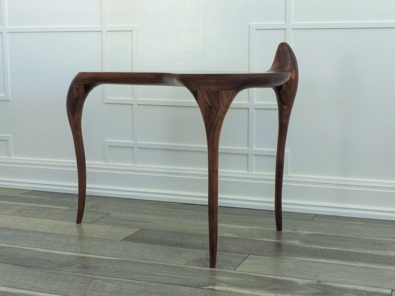 Creature Side Table — Sculptural Walnut Side Table image 2