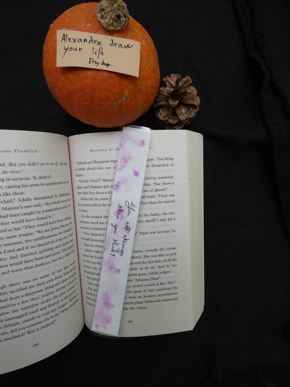 Marque Page Citation Quotes Bookmarks Etsy