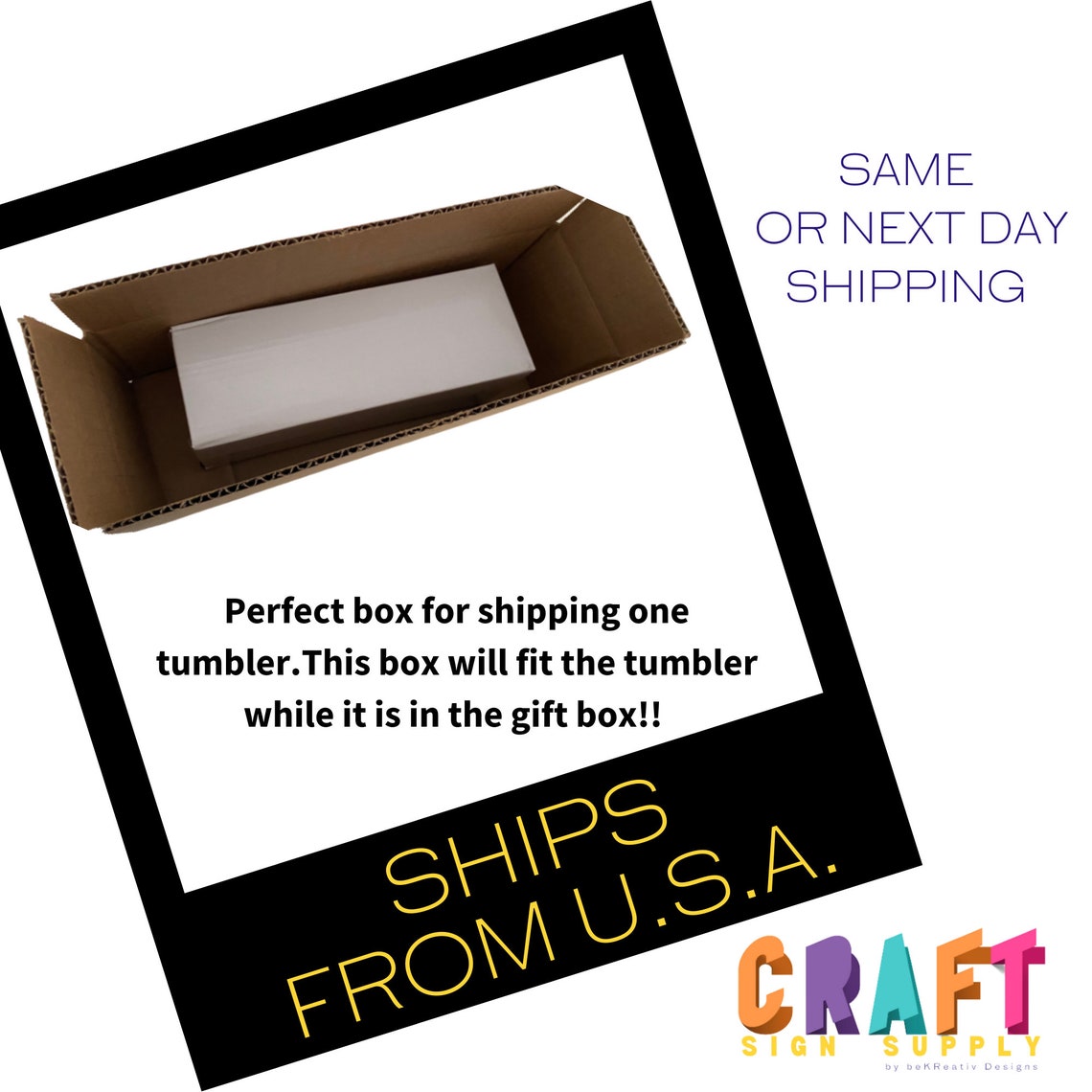 Shipping BOX Tumbler Box Shipping Boxes Tumbler Box Etsy