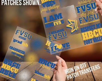 FVSU Wildcats Iron-On Patch Kit: HBCU Alumni, Fort Valley State