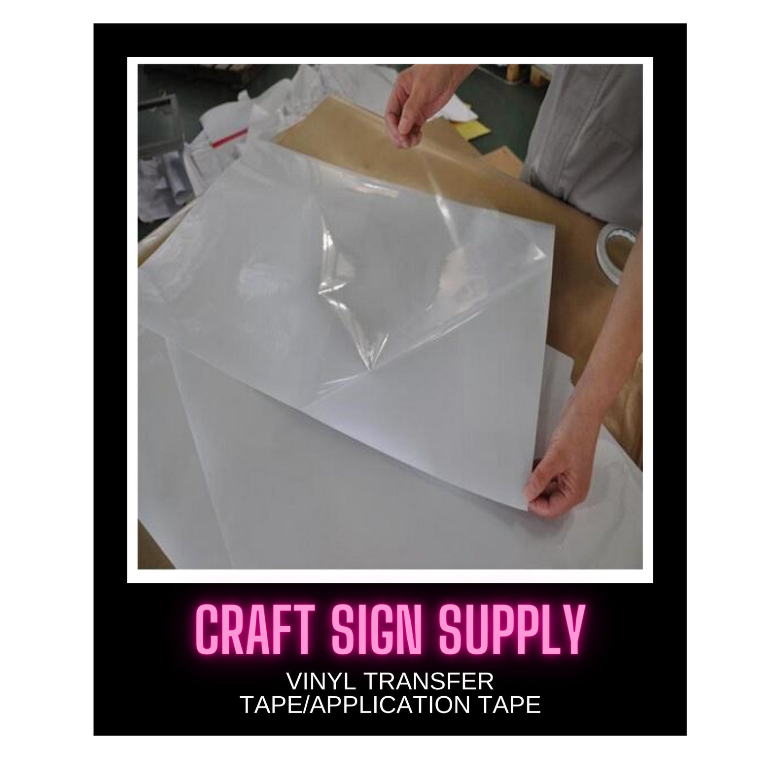 Transfer Tapeclear Transfer Tape Vinyl Transfer Tape Etsy